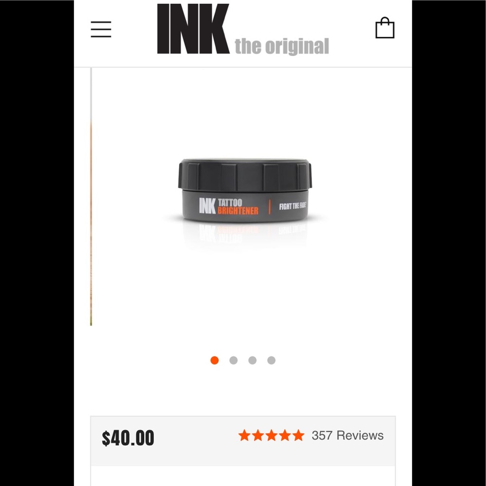 Ink tattoo brightener.‎ new with tags. Retail 40